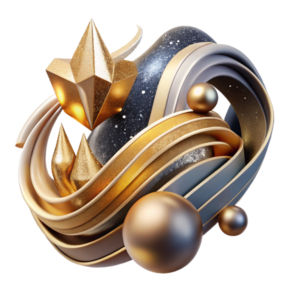 wonderful creative Abstract Success Design with Light Trails Isolated detailed png