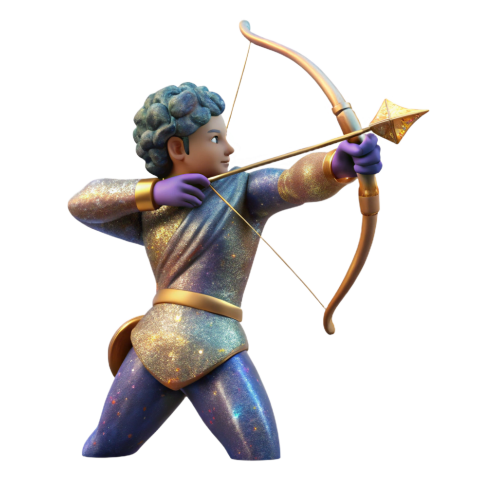 impressive traditional Archer Drawing Bow Side View Isolated with Detailed Texture original png