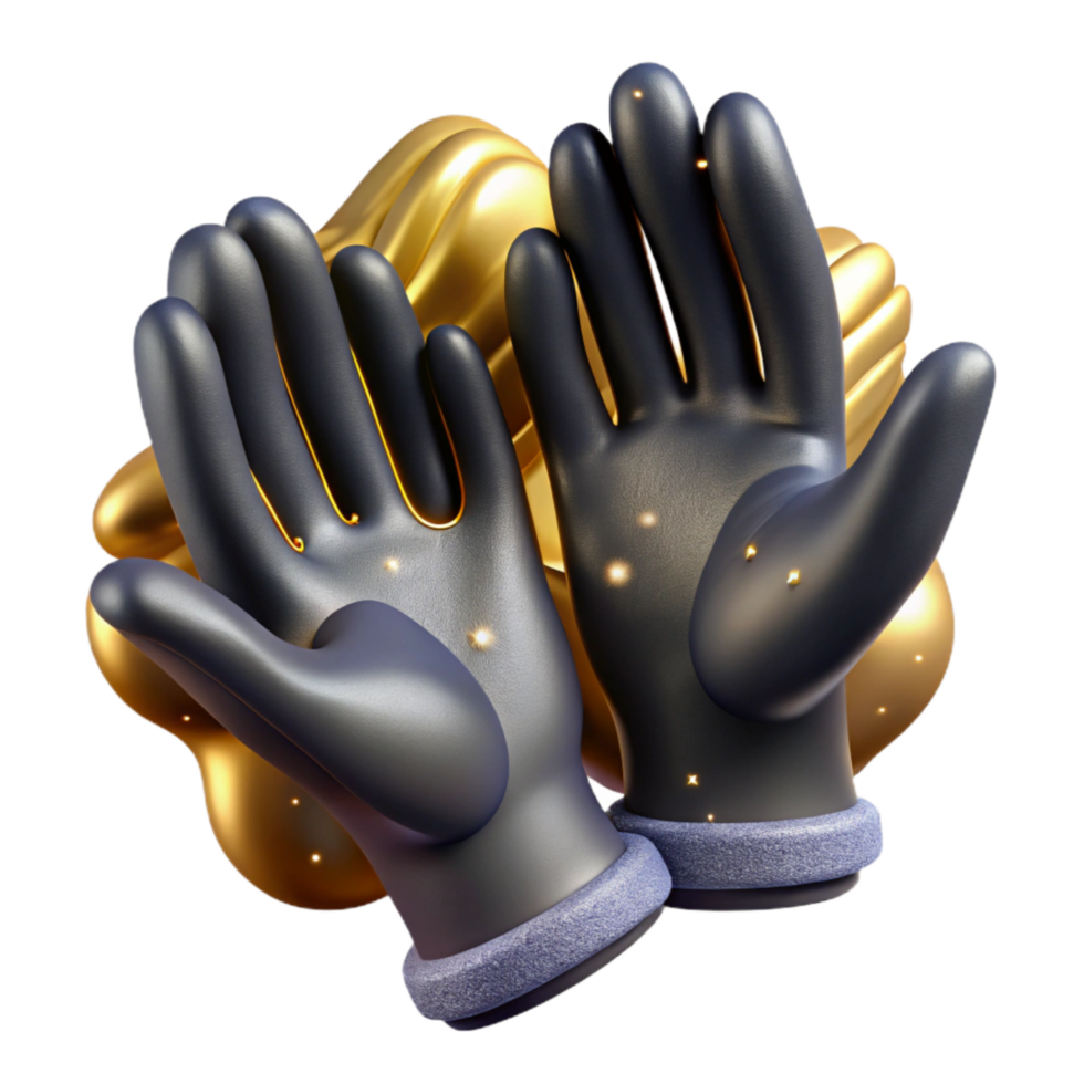 serene traditional Applause Hands Cutout with Shadow Detail png