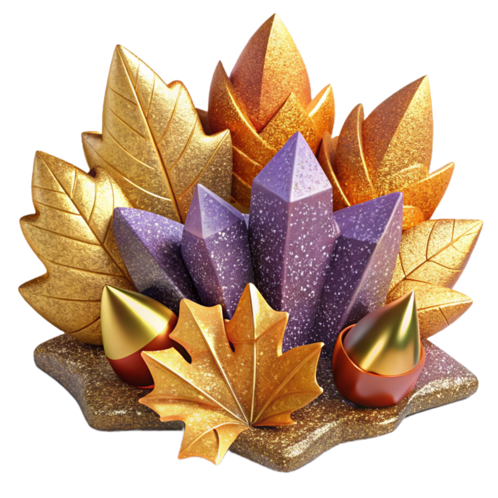 stunning classic Autumn Leaves Pile Colorful Transparent Background high quality png