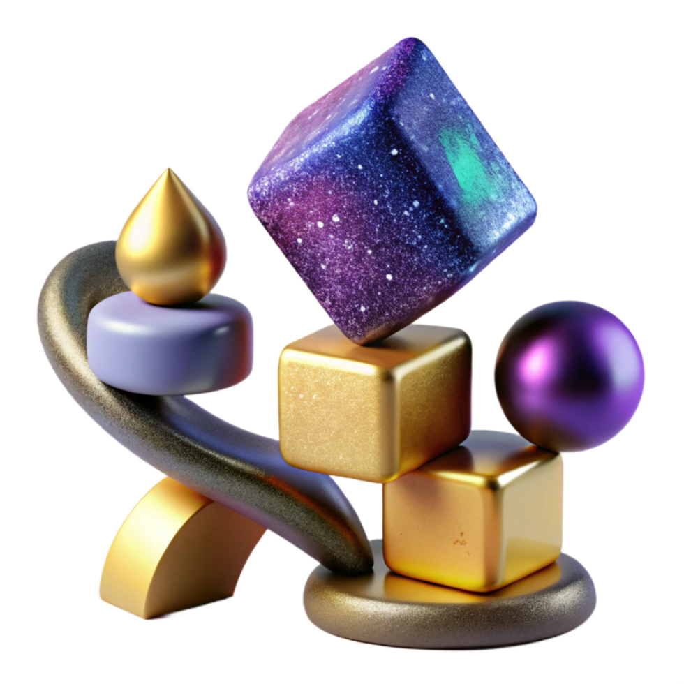 stunning rustic Balancing Act with Colorful Wooden Blocks high quality png