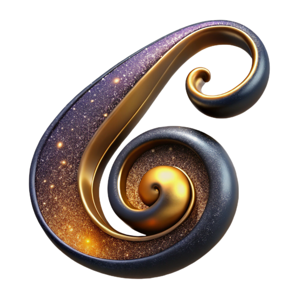 elegant rustic Bass Clef Symbol Isolated Element authentic png
