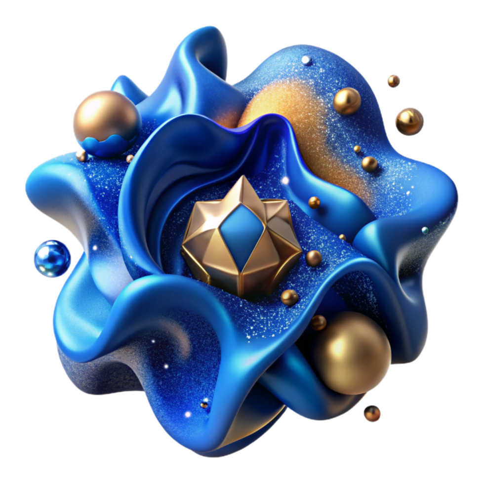 wonderful abstract Blue Ink Splatter Abstract Shape Cutout exclusive png