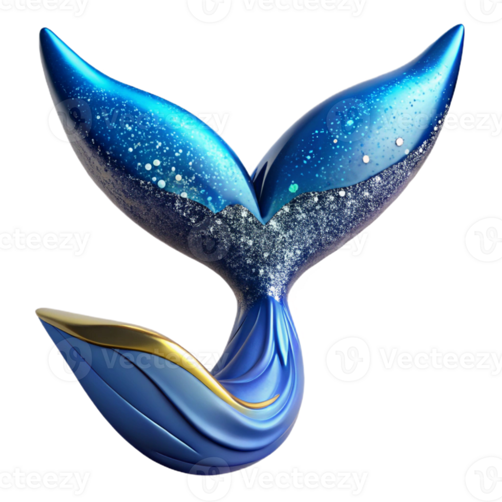 magnificent rustic Blue Whale Tail Fin Above Water Transparent Background detailed png