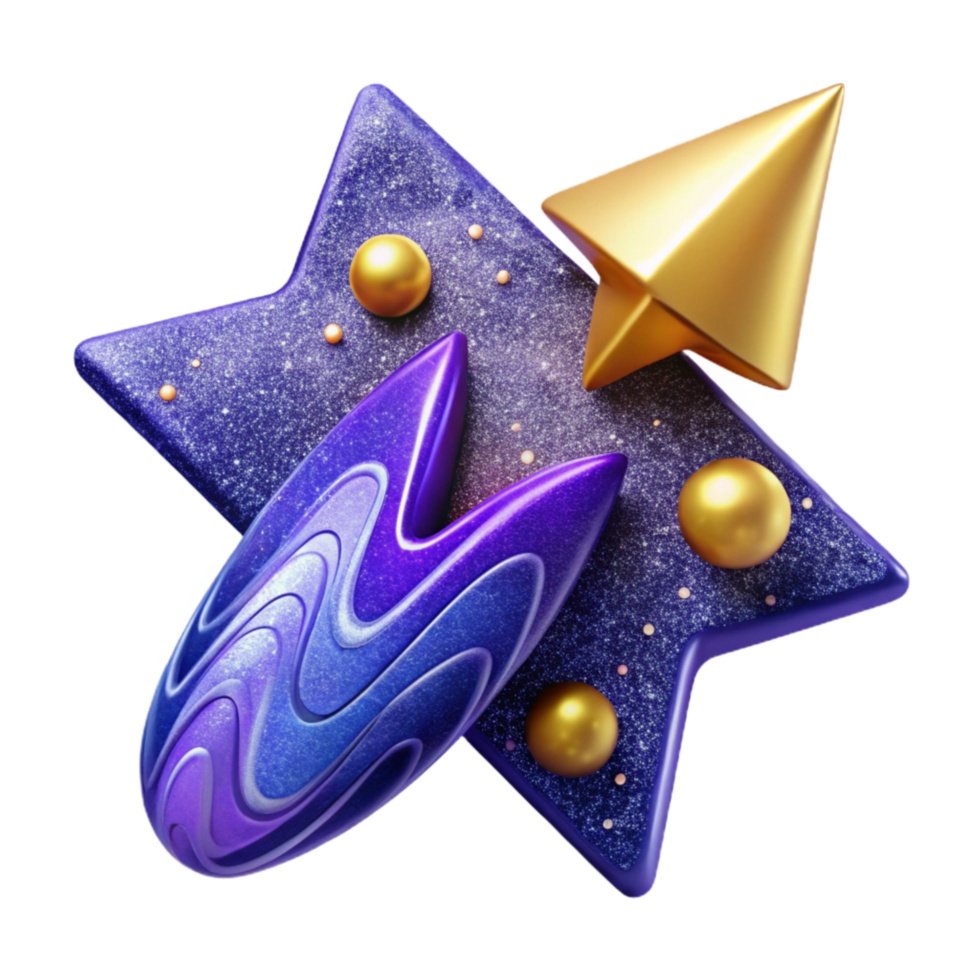 beautiful modern Bright Indigo Arrow Pointing Towards Reward Cutout high resolution png