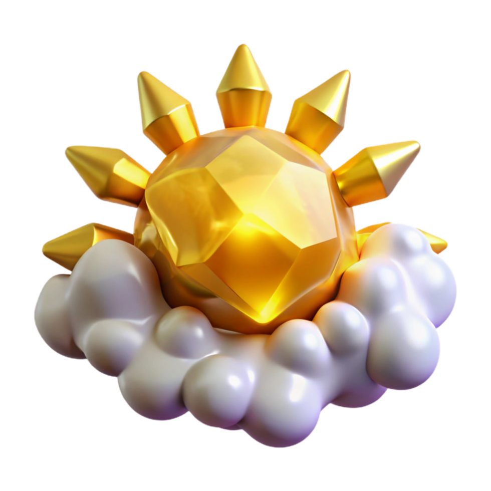 wonderful contemporary Bright Yellow Sun Rays Through Clouds Transparent Background genuine png