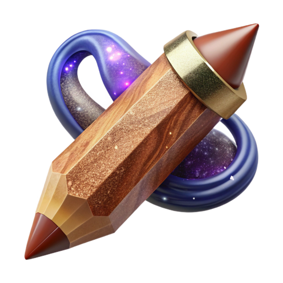 impressive contemporary Brown Wooden Pencil Sharpened Cutout high resolution png