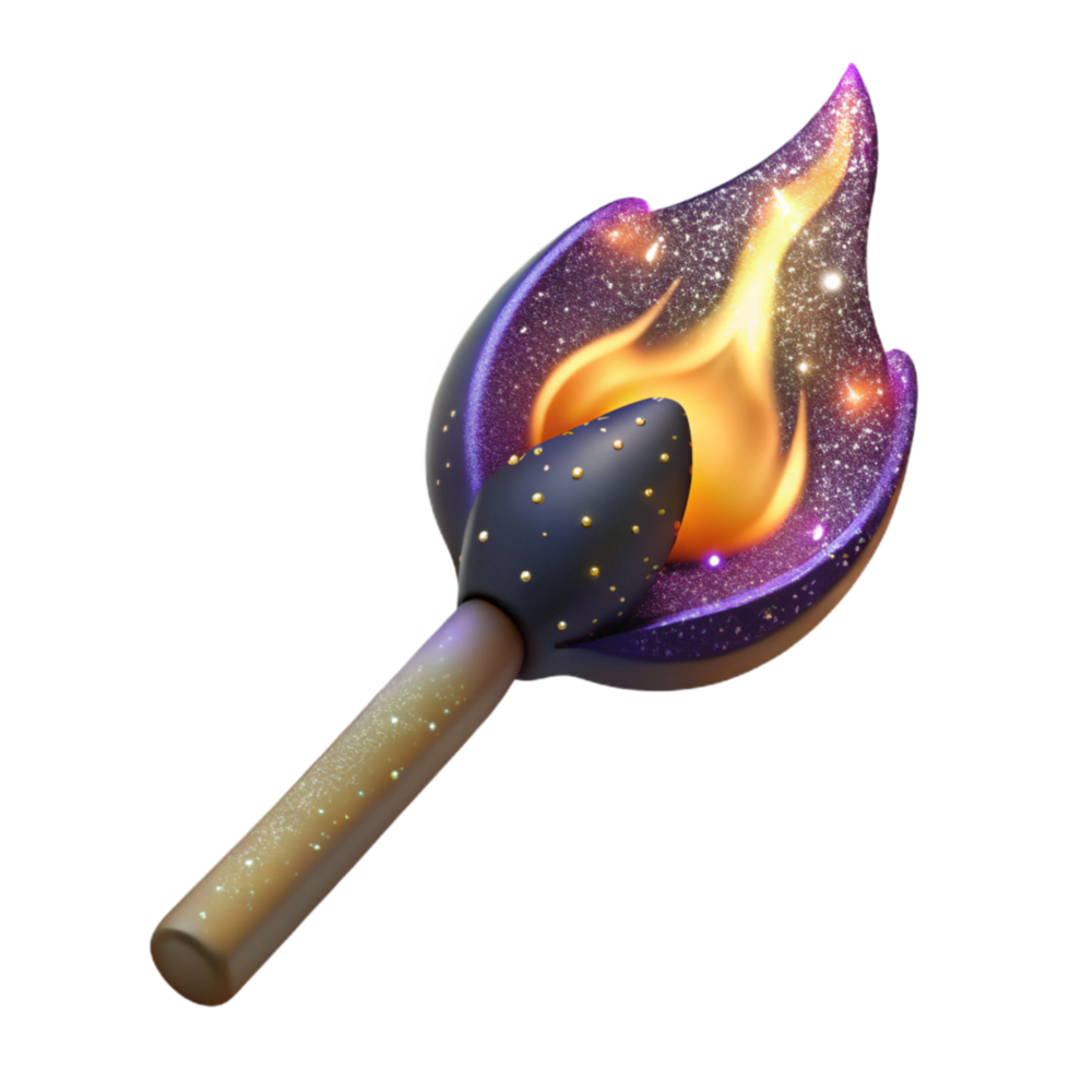 extraordinary vintage Burning Matchstick Side View Cutout Transparent Background high quality png