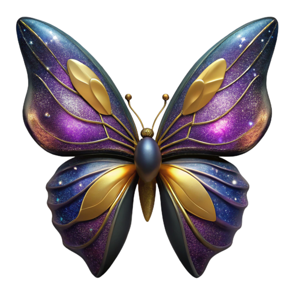 impressive minimalist Butterfly Isolated with Colorful Wings high quality png