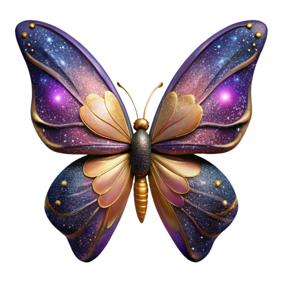 magnificent contemporary Butterfly with Wings Spread Beauty and Fragility Isolated exclusive png