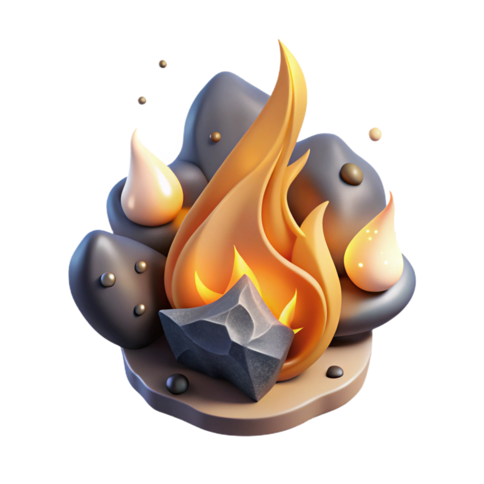magnificent minimalist Candle Flame with Soft Glow Transparent Background professional png