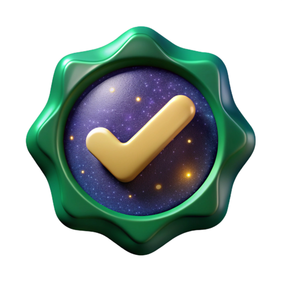 beautiful traditional Checkmark Icon Isolated with Green Tick premium png