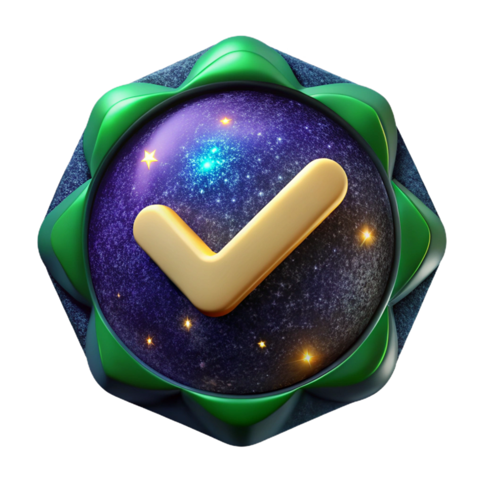 elegant creative Checkmark Icon Isolated with Green Tick high quality png