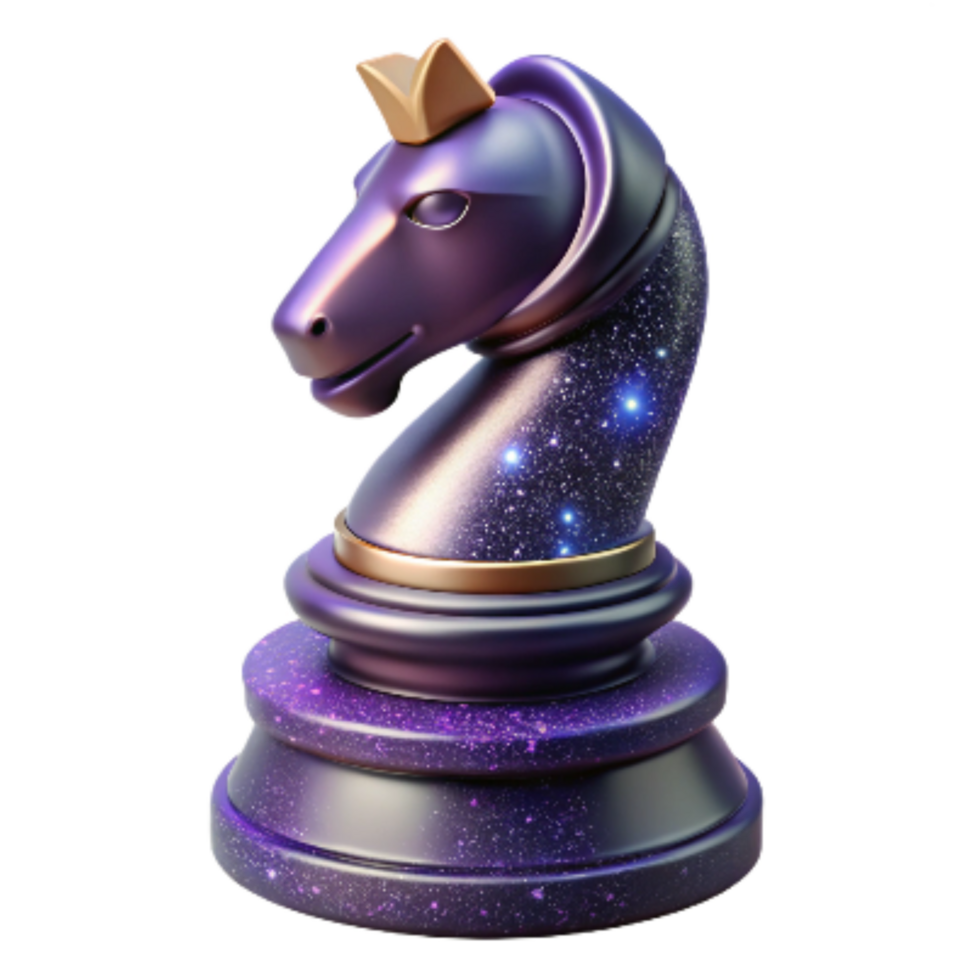 stunning traditional Chess Piece Knight Perspective View Cutout professional png