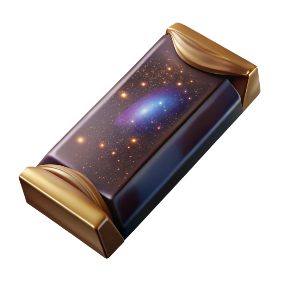 extraordinary artistic Chocolate Bar Isolated with Wrapper and Transparent Background professional png