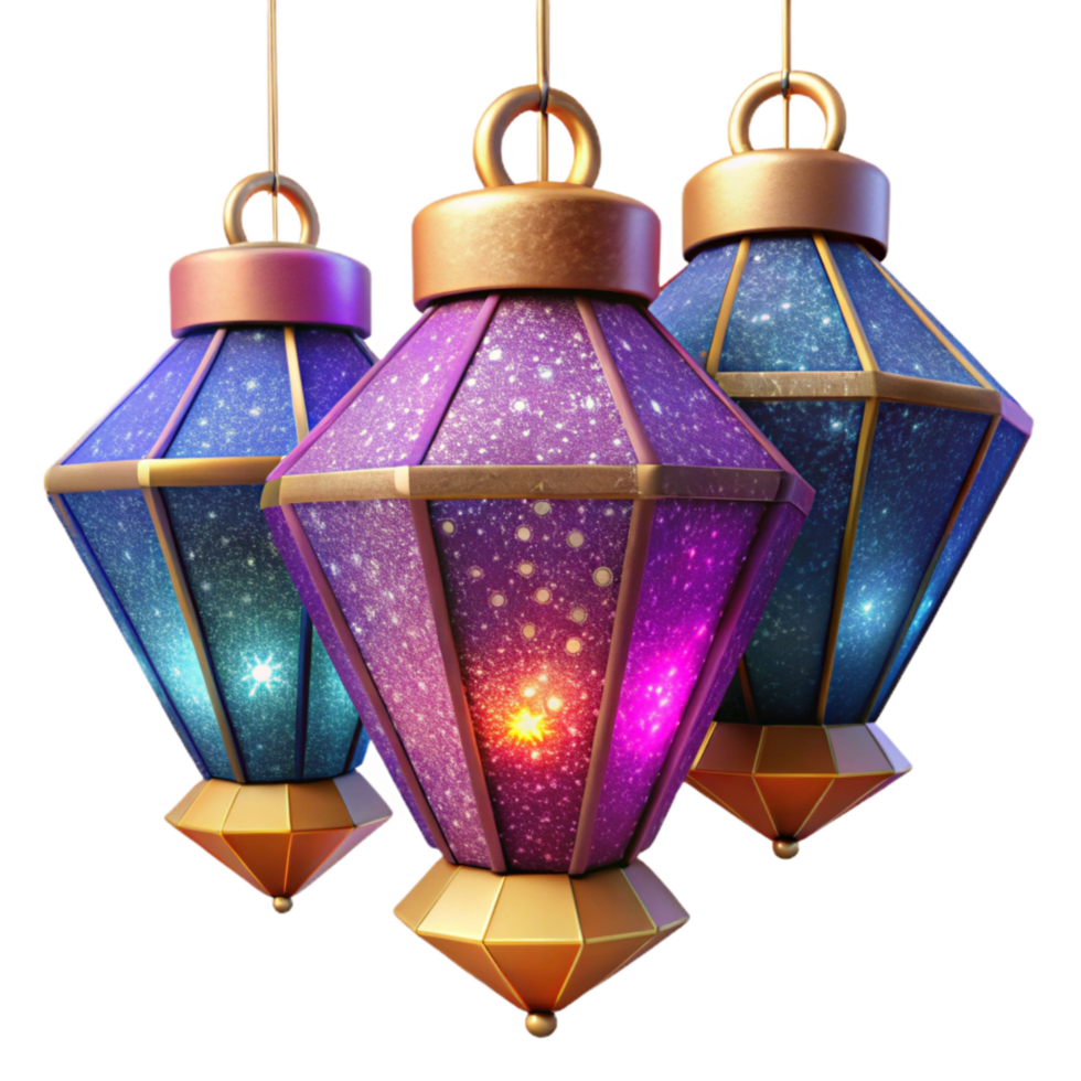 extraordinary contemporary Colorful Paper Lanterns Hanging Isolated high quality png