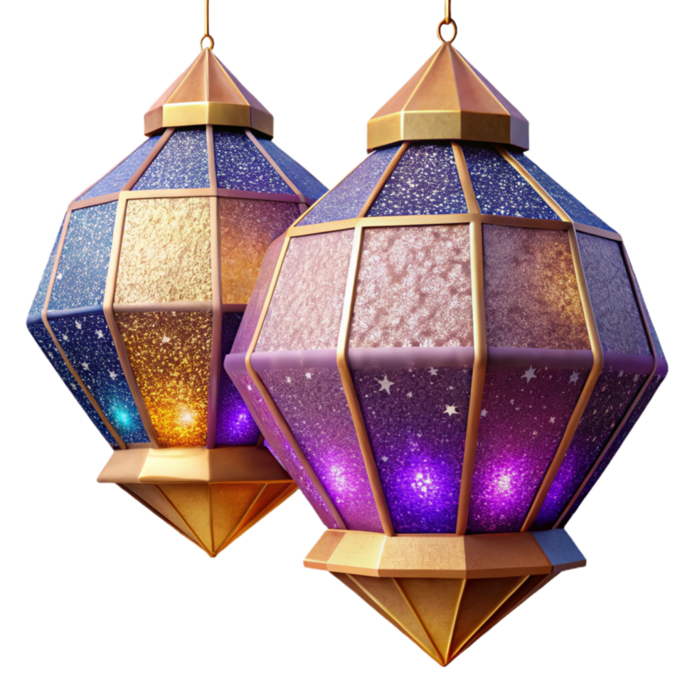 wonderful contemporary Colorful Paper Lanterns Hanging Isolated original png