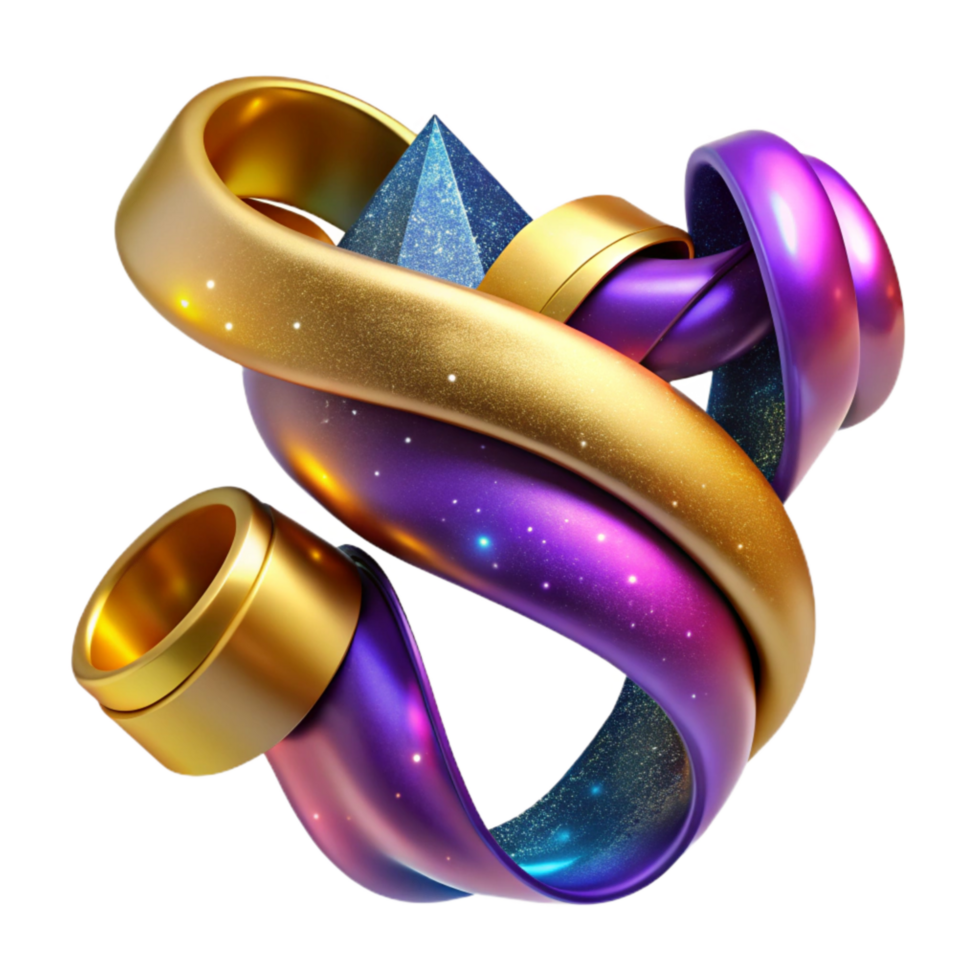 impressive minimalist Colorful Streamers Curled and Twisted Isolated Element exclusive png