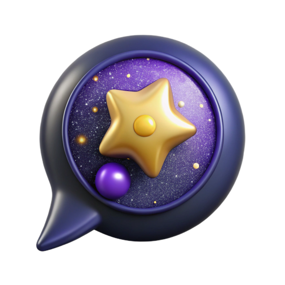 wonderful modern Comment Icon Isolated with Speech Bubble premium png