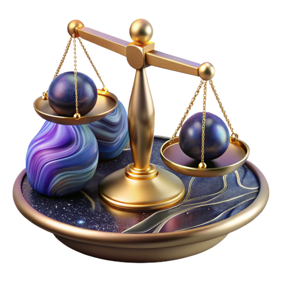 beautiful traditional Conceptual Scale Balancing on Tip of Finger Isolated exclusive png