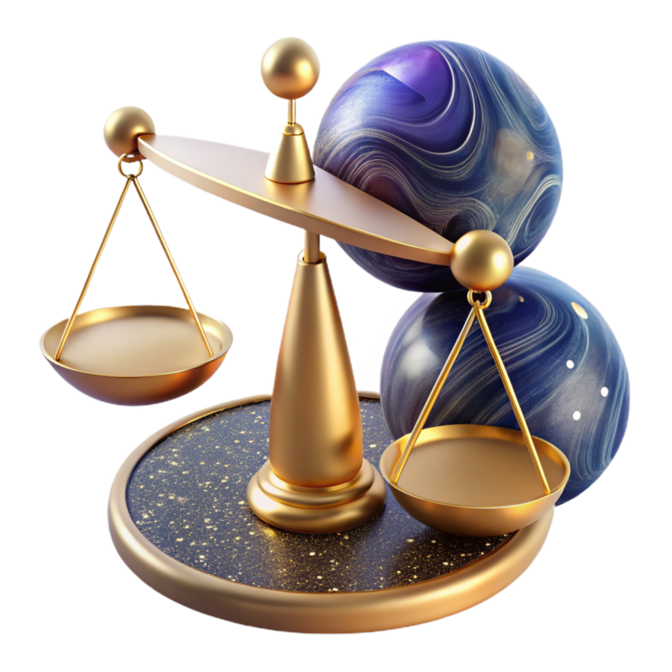 beautiful vintage Conceptual Scale Balancing on Tip of Finger Isolated genuine png