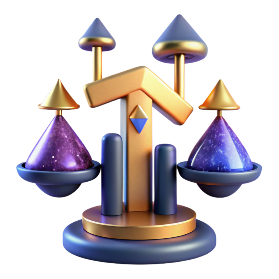 wonderful contemporary Conceptual Scale with Up and Down Arrows Isolated png