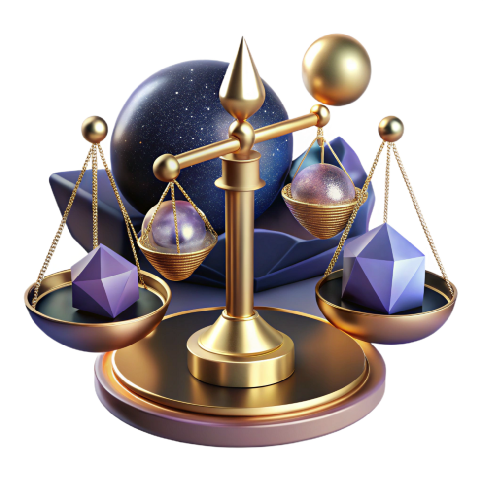 impressive creative Conceptual Scale Weighing Risk and Reward authentic png