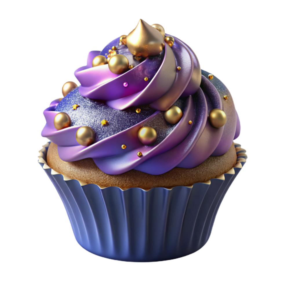 impressive classic Decorated Cupcake with Sprinkles Transparent Cutout high quality png