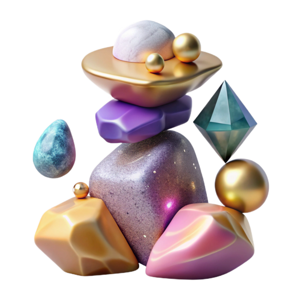 beautiful vintage D Rendered Balancing Rocks with Realistic Lighting Cutout exclusive png