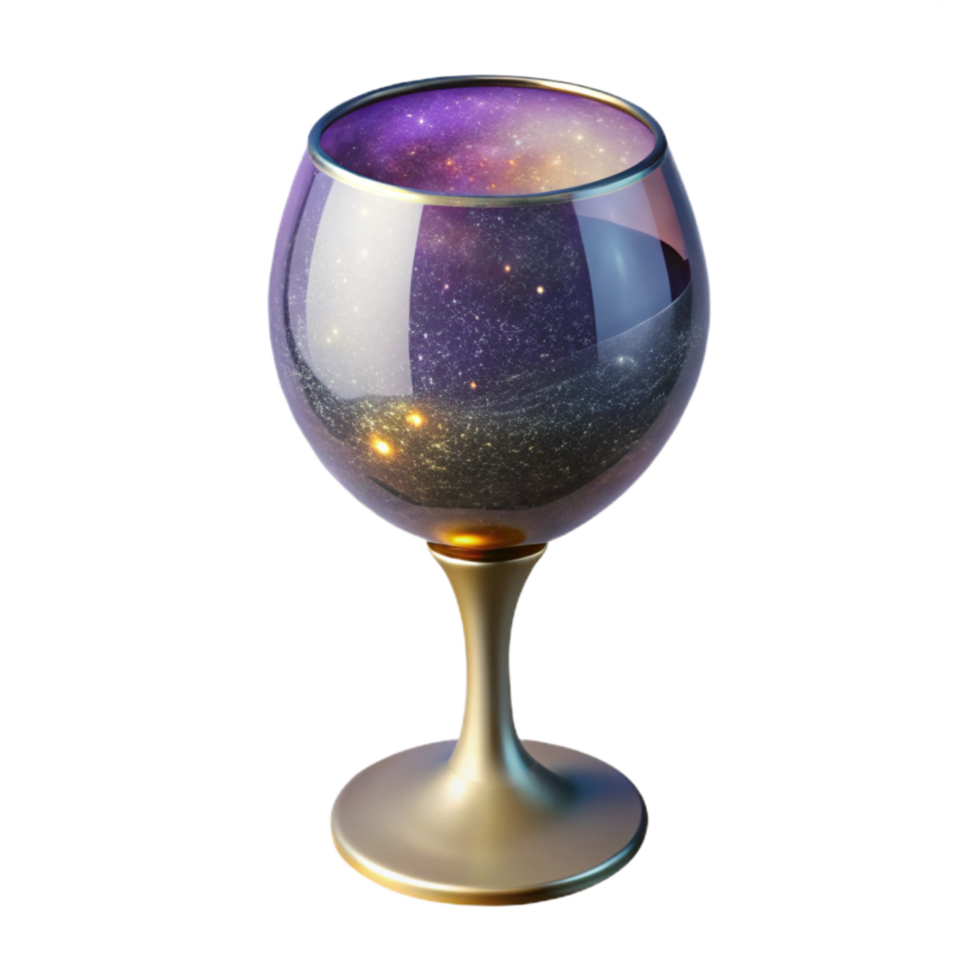 wonderful modern Empty Wine Glass Side View Isolated Element professional png