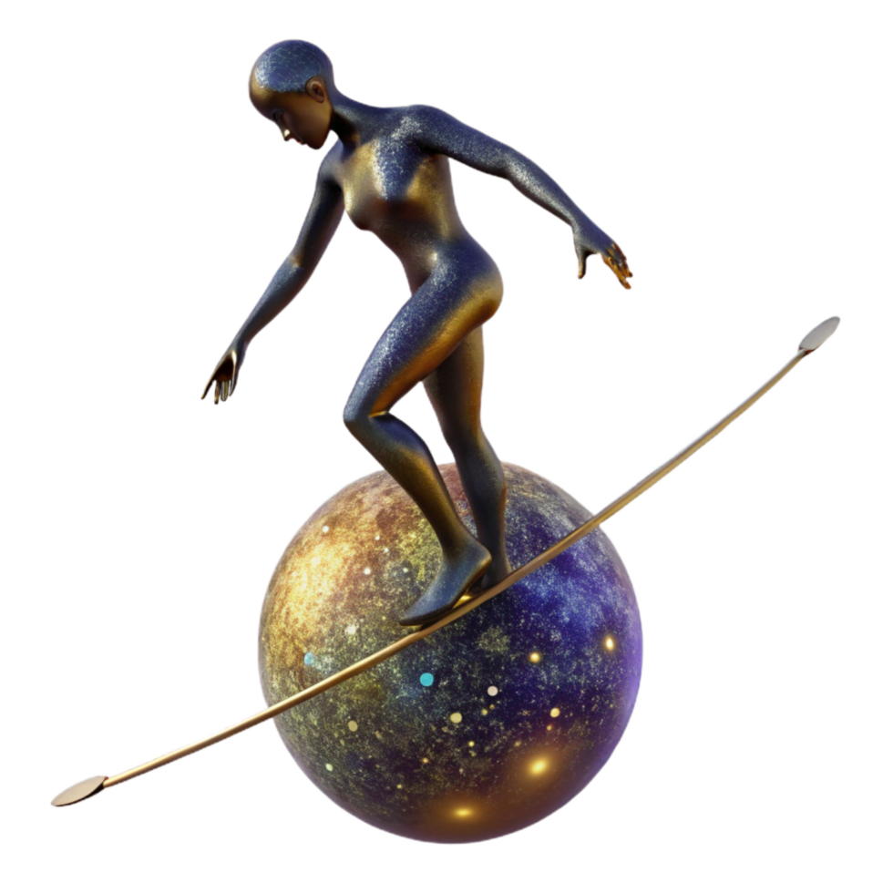 stunning modern Euro Symbol and Question Mark on Seesaw Transparent Background exclusive png