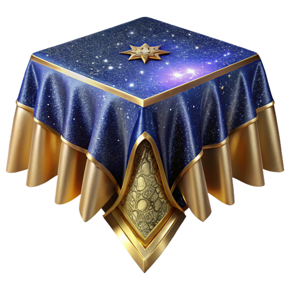 wonderful modern Festive Tablecloth with Pattern Isolated high resolution png