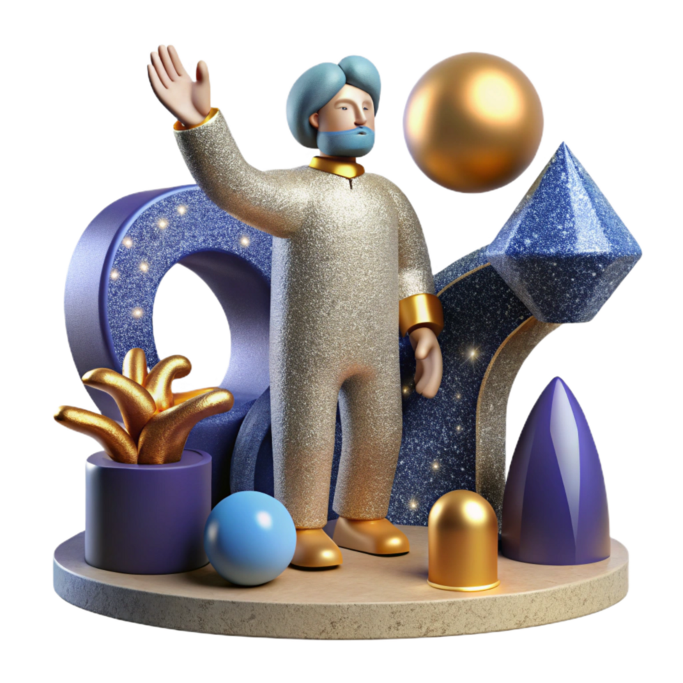 magnificent creative Figure Reaching for Answers Cutout authentic png
