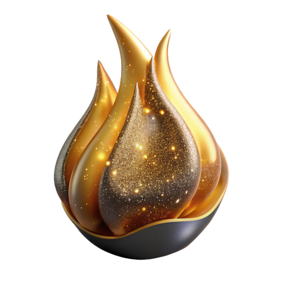 dramatic classic Fire Flame with Burning Effect Isolated detailed png