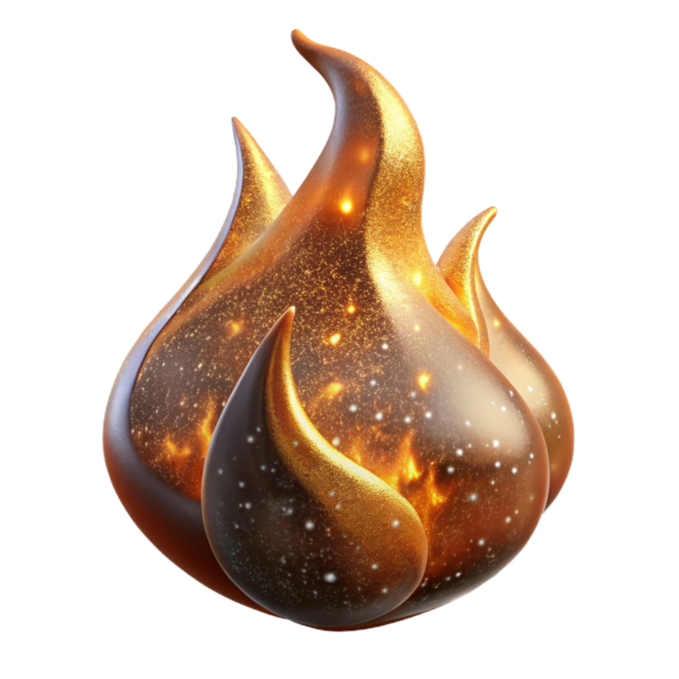 vibrant contemporary Fire Flame with Realistic Texture Transparent exclusive png