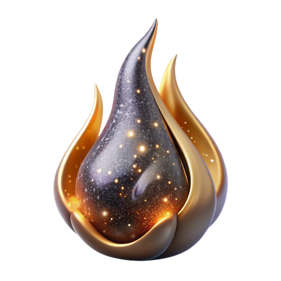 dramatic modern Fire Flame with Smoke Effect Transparent Background original png
