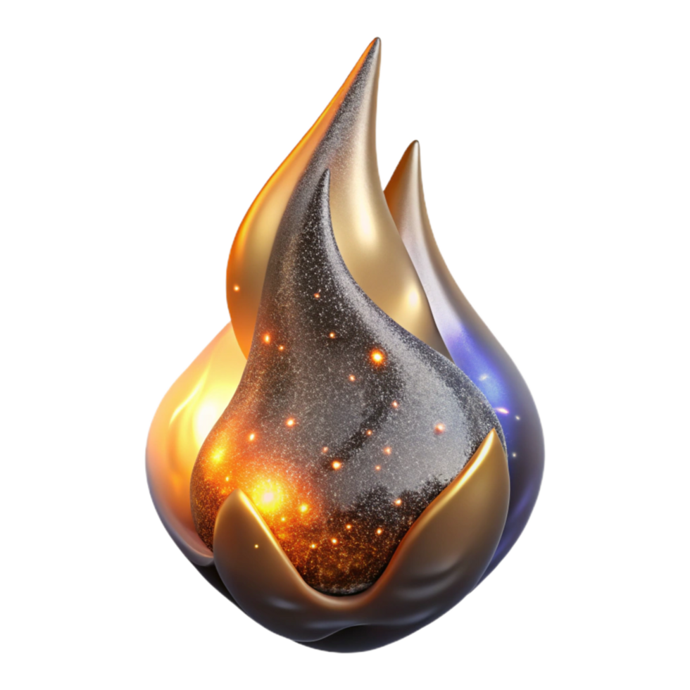 beautiful traditional Fire Flame with Smoke Effect Transparent Background high resolution png
