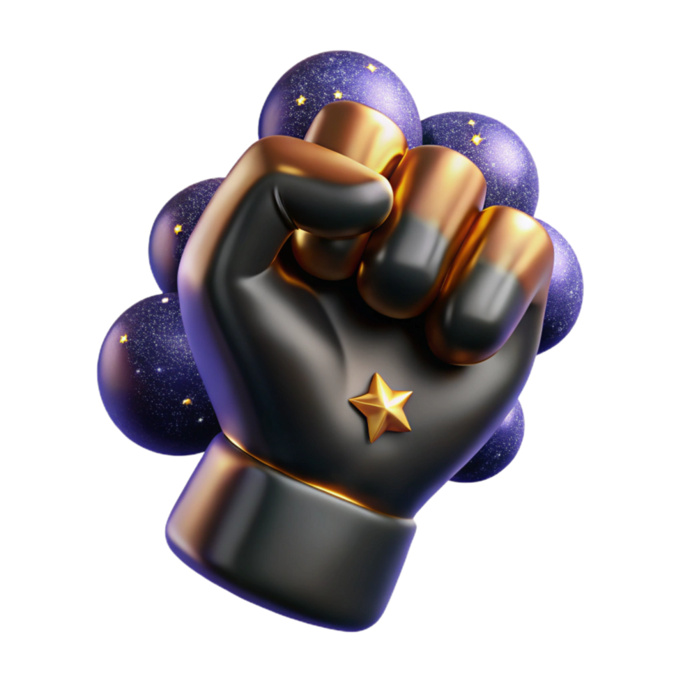 magnificent creative Fist Pump Gesture with Dynamic Angle premium png