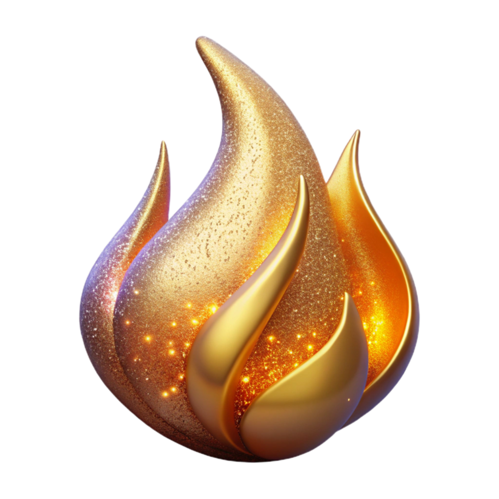 wonderful contemporary Flame with Gradient Effect Isolated exclusive png