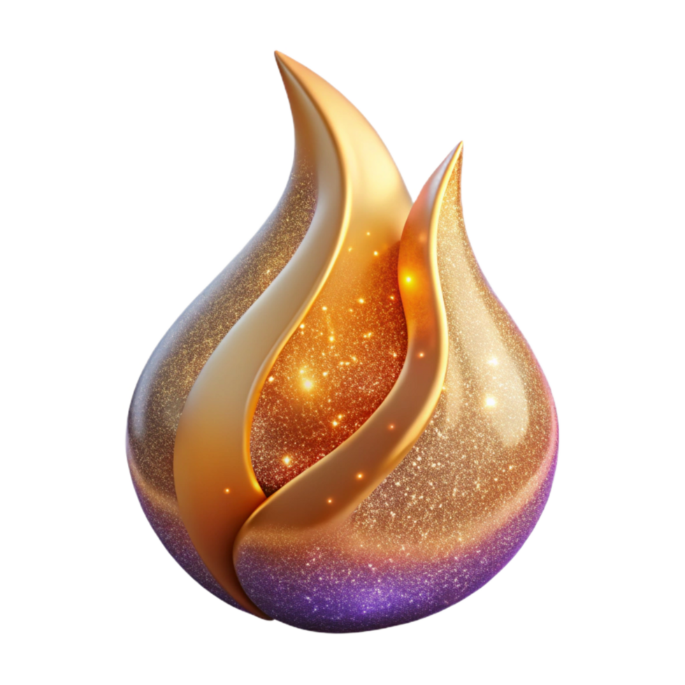 vibrant rustic Flame with Transparent Background Cutout original png