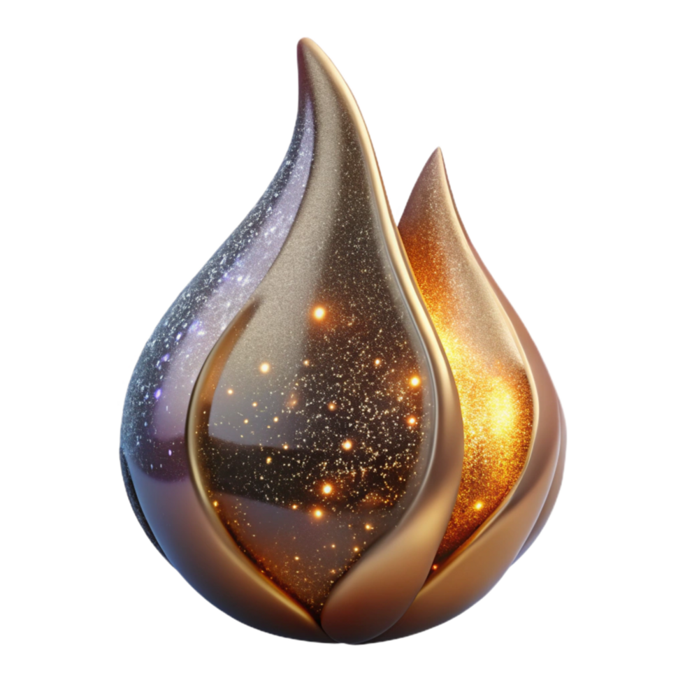 vibrant classic Flame with Transparent Background Cutout authentic png