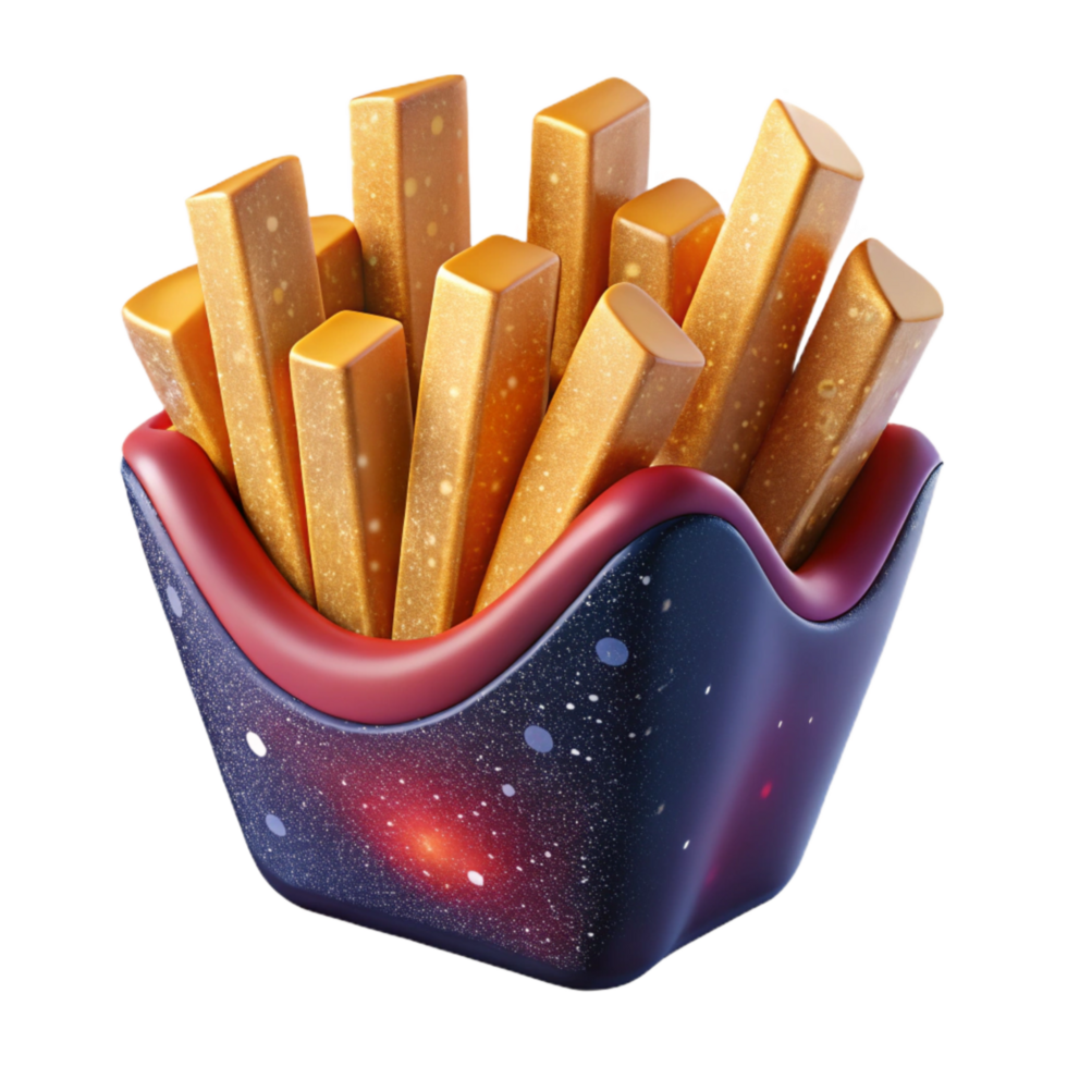 stunning modern Fries Cutout with Ketchup and Isolated Background exclusive png