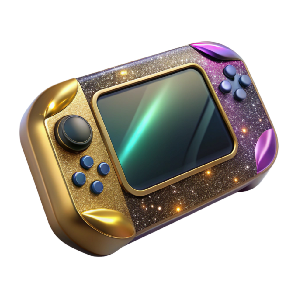 stunning abstract Gaming Console Front View Cutout premium png