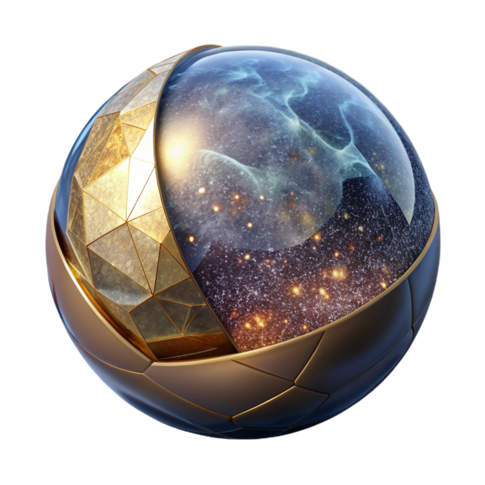elegant contemporary Globe Top View Transparent Background high quality png