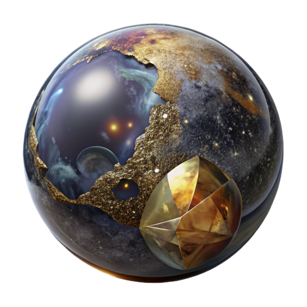 stunning contemporary Globe Top View Transparent Background original png