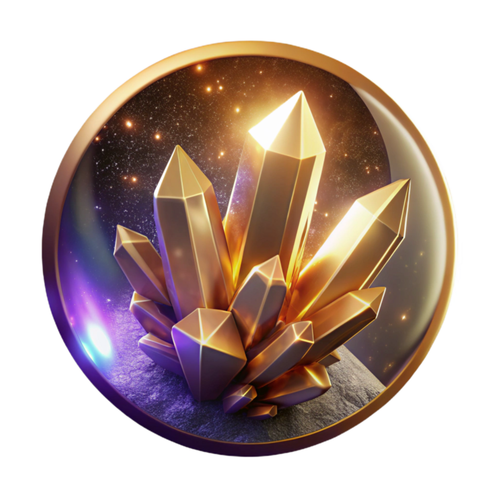 wonderful contemporary Glowing Circle with Light Beams Isolated authentic png