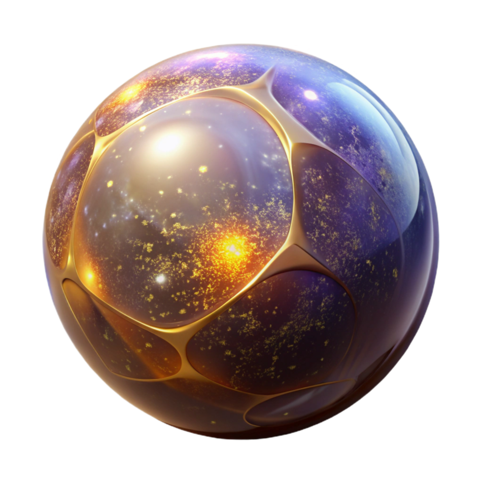 beautiful artistic Glowing Orb Transparent Background with Soft Light professional png