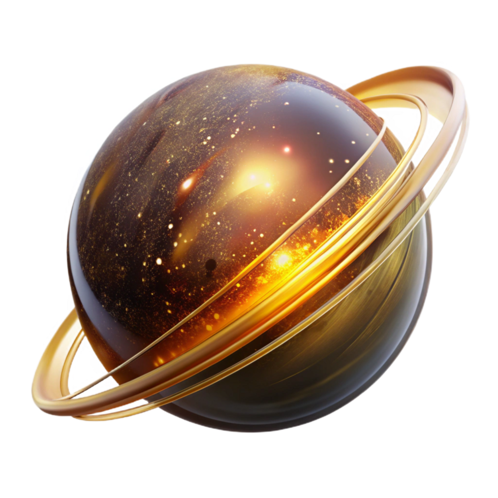 extraordinary minimalist Glowing Orb with Energy Trails Cutout authentic png