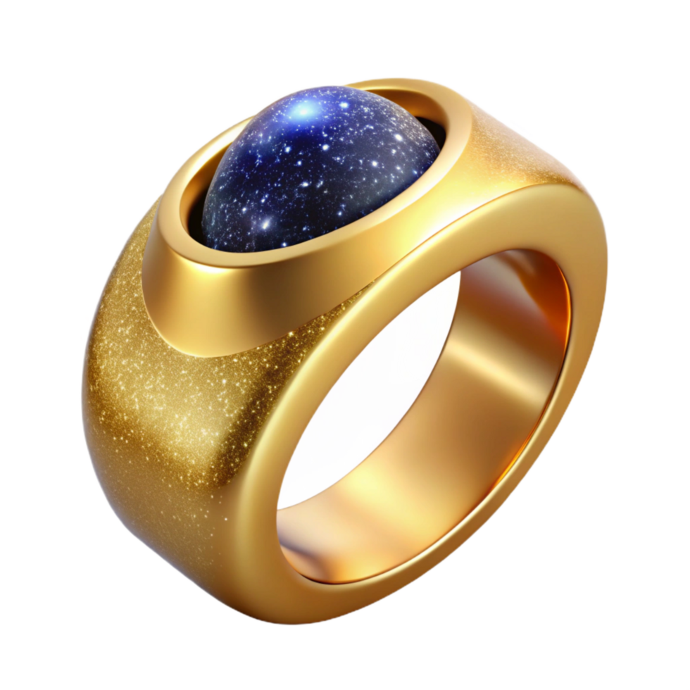 dramatic rustic Gold Ring Simple Design Cutout original png