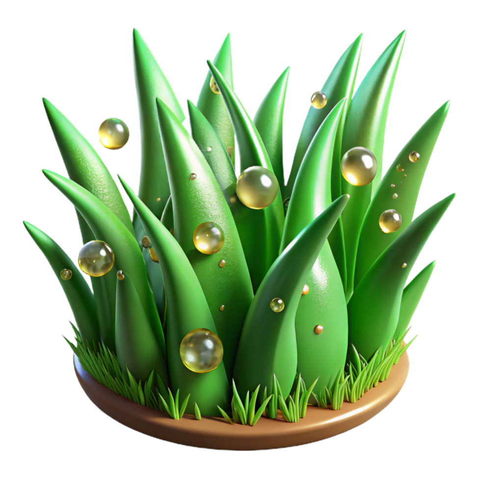 wonderful traditional Green Grass Blades Close Up Cutout Transparent Background authentic png